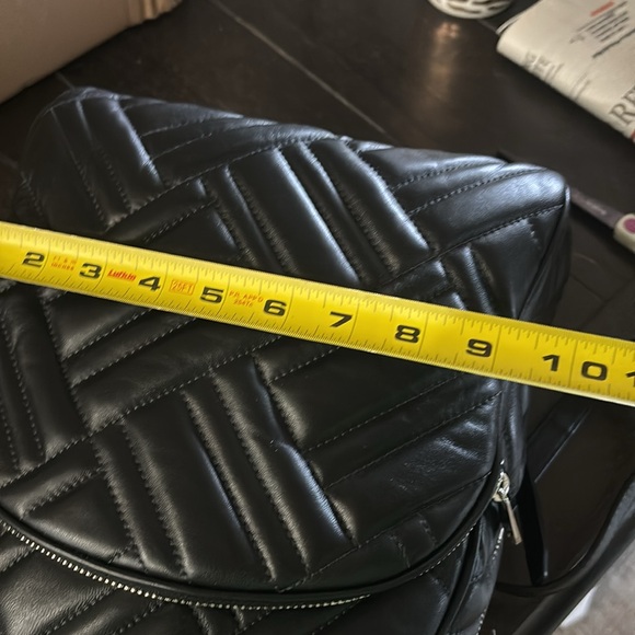 NWT all leather Abbey Kors Backpack - Picture 8 of 9